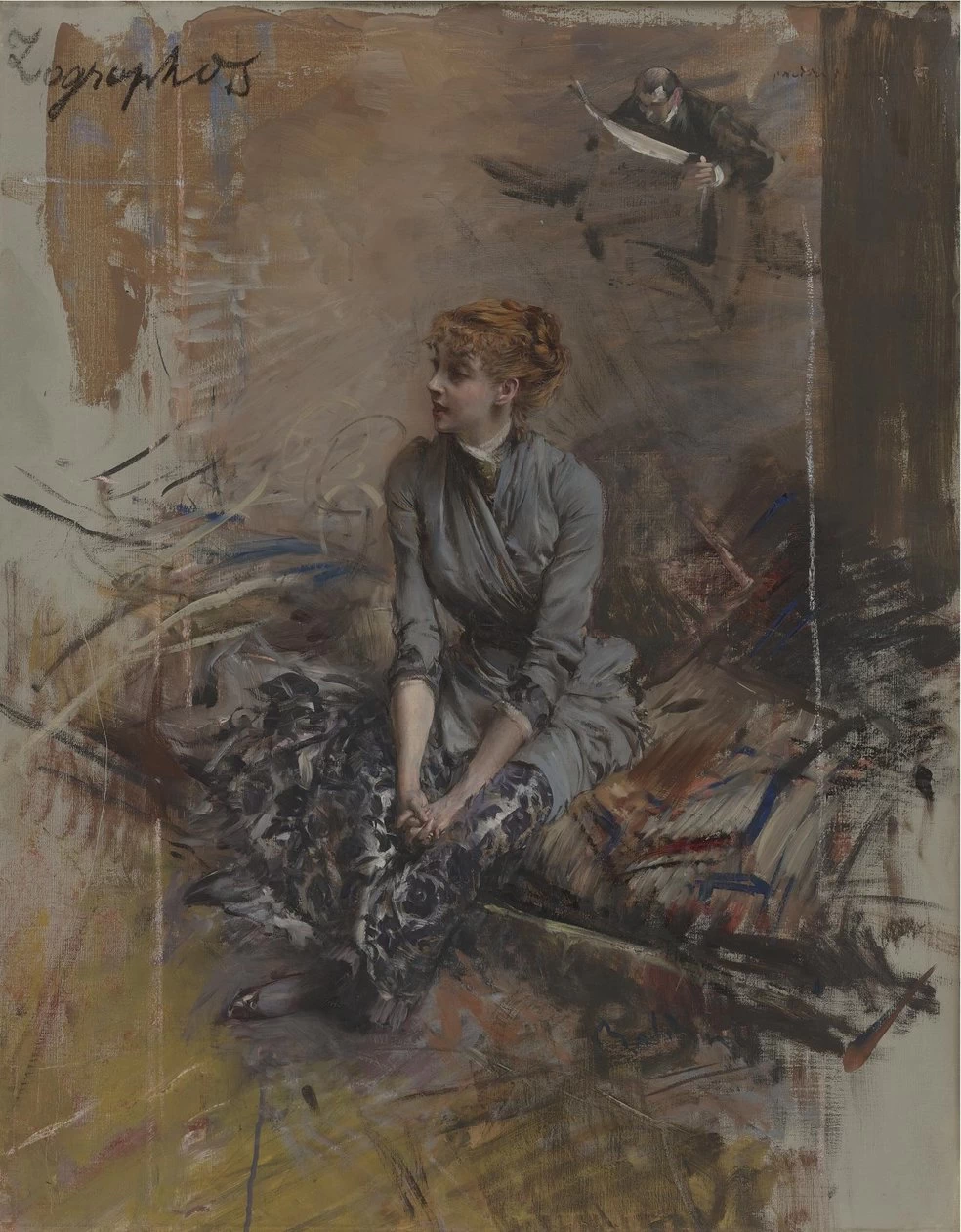 Ritratto dell'attrice Gabrielle Réjan